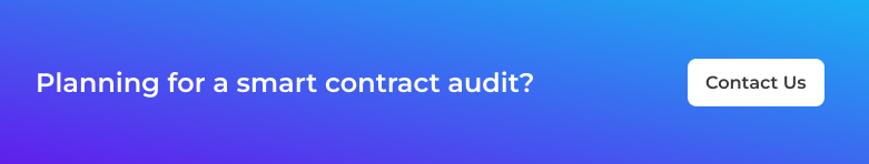 Smart contract audit services