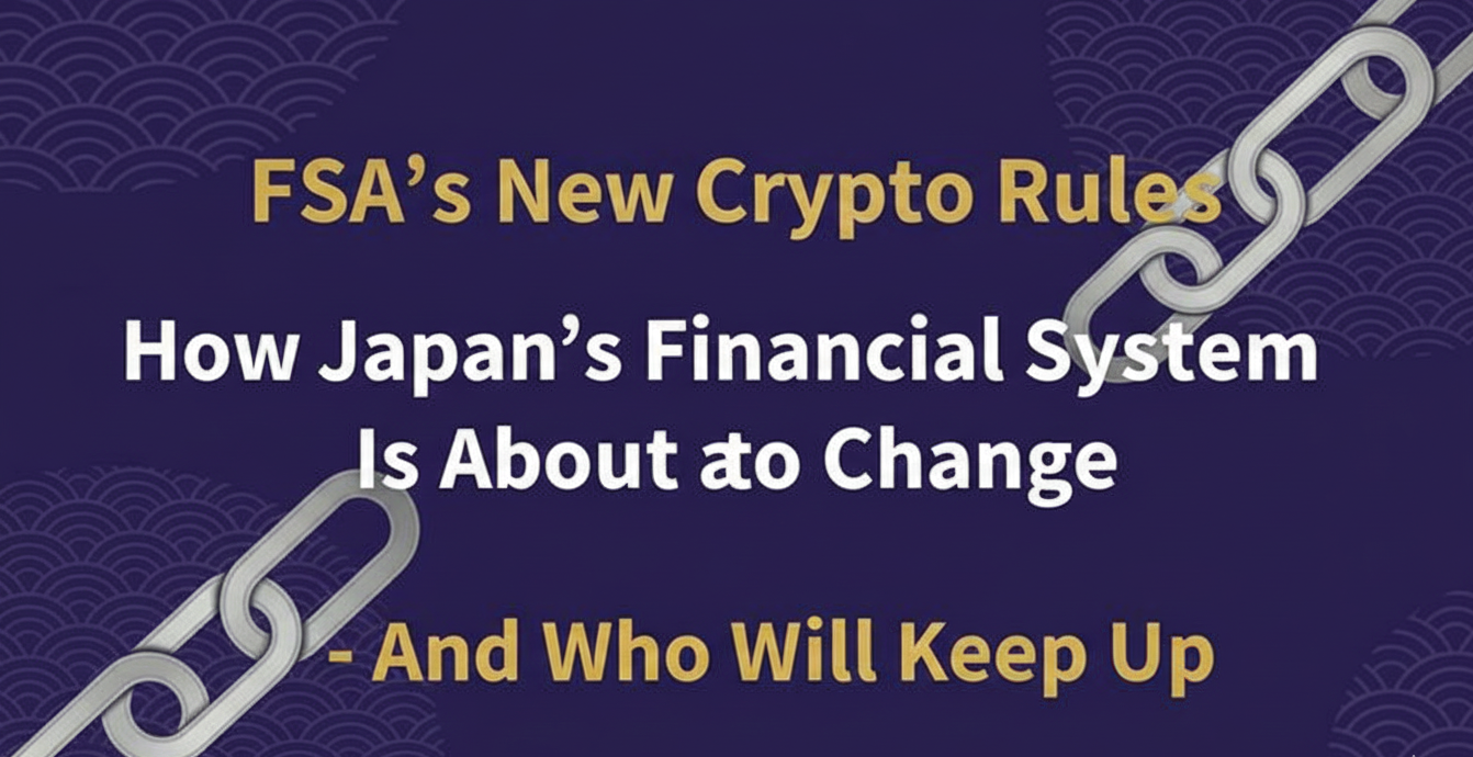 FSA’s New Crypto Banking Rules: What Japanese Banks, Businesses, and Startups Must Know After December 10, 2025