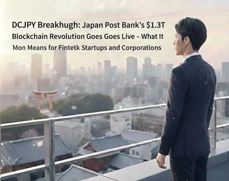 DCJPY Breakthrough: Japan Post Bank’s $1.3T Blockchain Revolution Goes Live – What It Means for Fintech Startups and Corporations