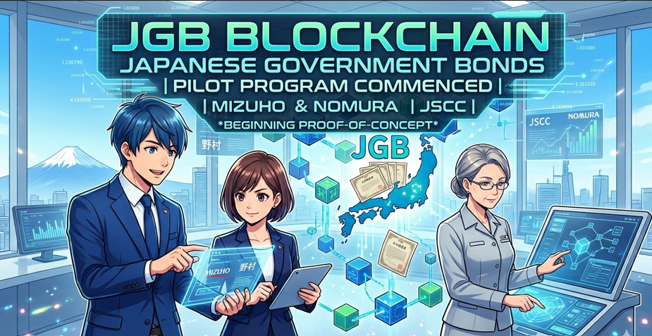 Japan Government Bond Blockchain: Mizuho & Nomura JGB Trial