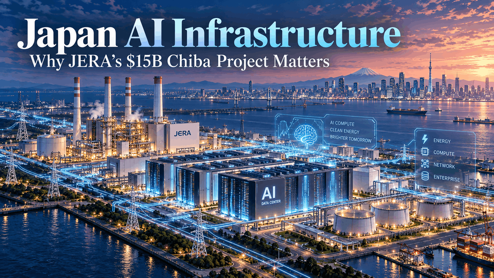 Japan AI Infrastructure: Why JERA’s $15B Chiba Project Matters